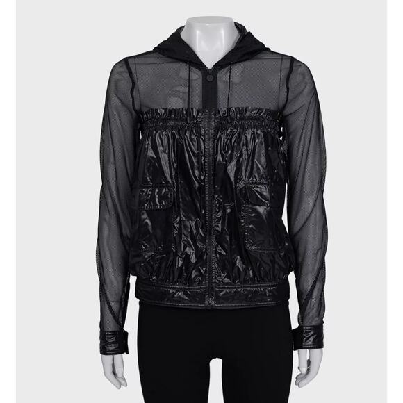 Chanel 12SS Mesh Nylon Hooded Jacket - Size FR36 - Picture 1 of 5